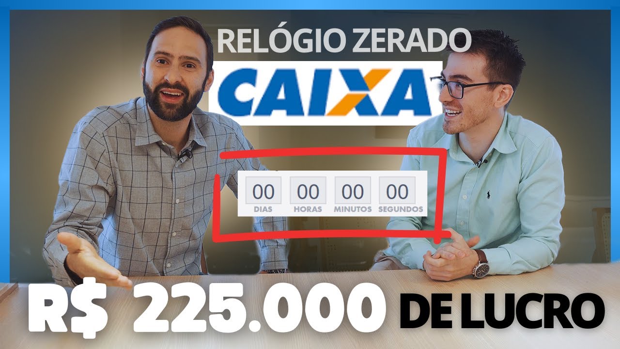 ARREMATOU NA CAIXA SEM CONCORRENCIA: LUCRO DE 225 MIL