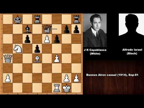 One Bad Move and Its Over: Capablanca vs Alfredo Israel - Buenos Aires (1914)