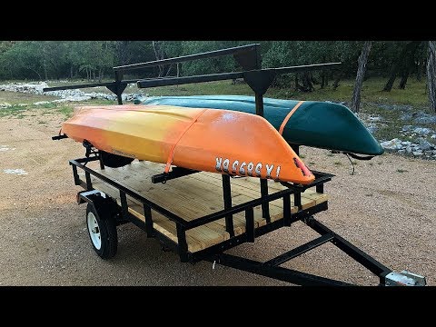 Building a Kayak Trailer - Hauls Four Kayaks