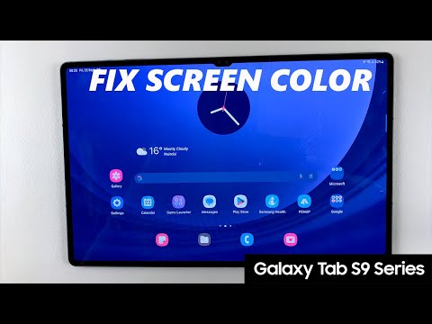 How To FIX Screen Color On Samsung Galaxy Tab S9 / S9 Ultra
