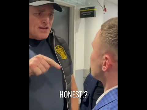 JOHN FURY CONFRONTS CARL FRAMPTON.