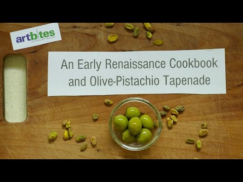 Italian Renaissance Inspired Olive and Pistachio Tapenade