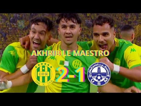 JSK VS US MONASTIR (2-1), RÉSUMÉ ET BUTS DU MATCH.