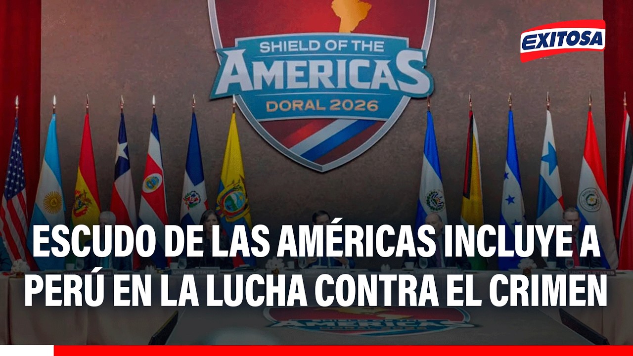 🔴🔵 Escudo de Las Américas incluye a Perú y otros países en la lucha contra el crimen
