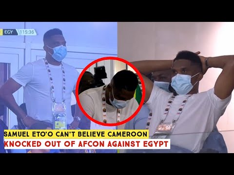 Samuel Eto'o Reaction to Cameroon Penalty shootout vs Egypt