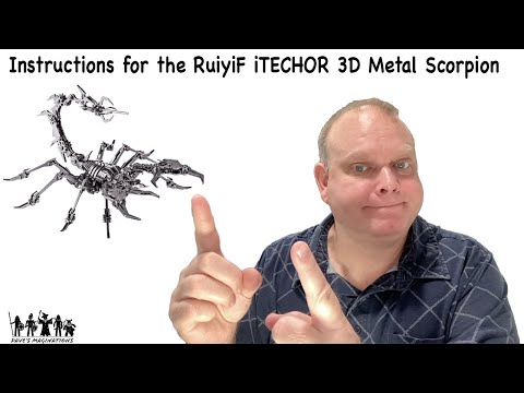 Bộ Mô Hình Steampunk 3D Kim Loại DIY Tự Lắp Ráp Bọ Cạp Kim Loại