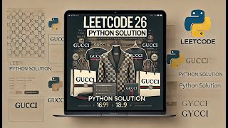 Download the video "leetcode 26:  remove duplicates : python solution"