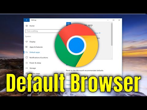 How To Make Google Chrome Default Browser In Windows 10