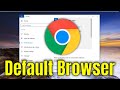 How To Make Google Chrome Default Browse