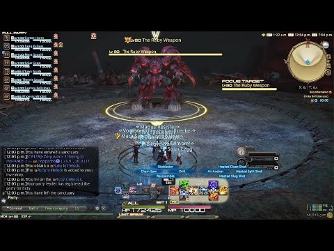 Cinder Drift Extreme - Unsync Level 100 Dawntrail FFXIV - Ruby Weapon