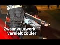 Zwaar vuurwerk vernielt zolder van huis in Eindhoven