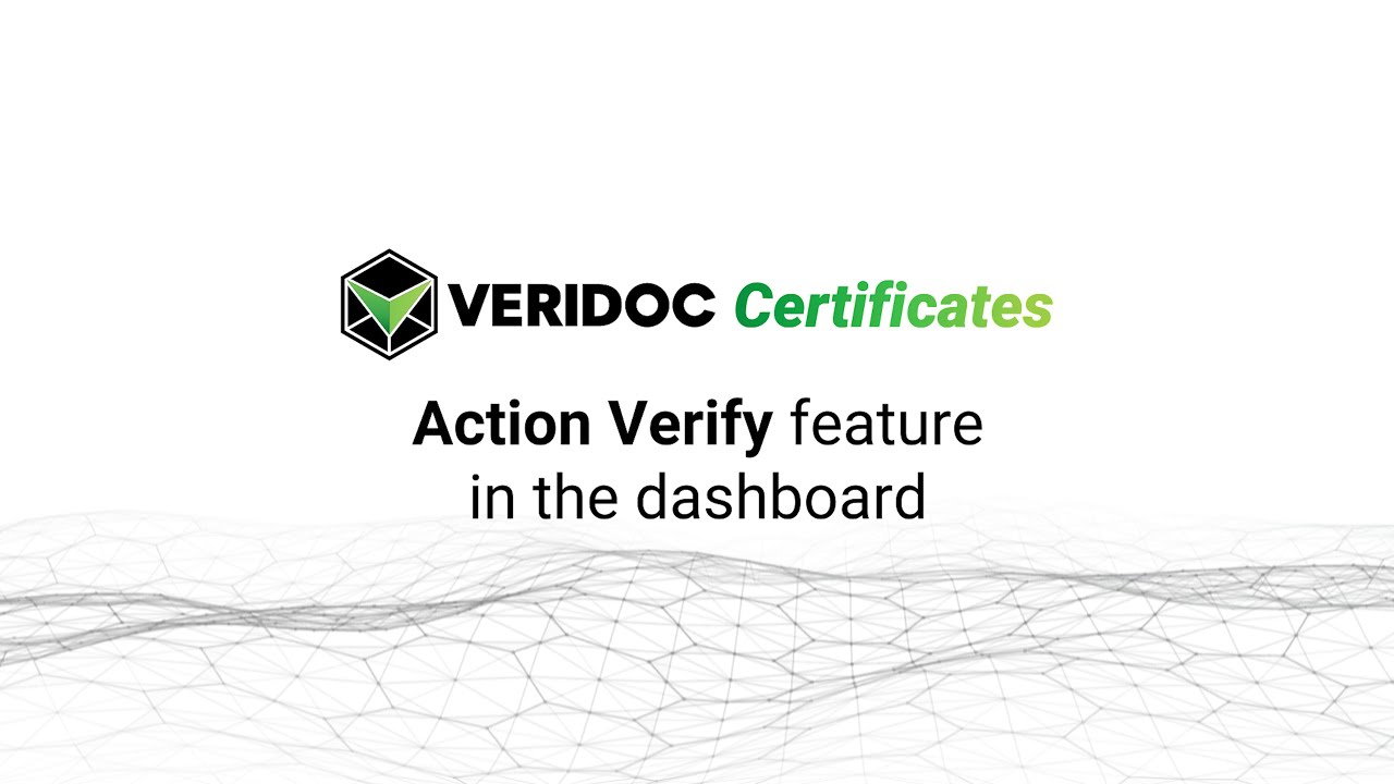 VeriDoc Certificates