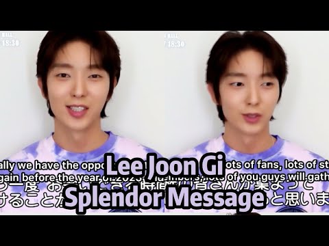 (ENG) Lee Joon Gi message on 2023/12/15 Fan Meet in Japan #이준기 #leejoongi #イジュンギ #李準基