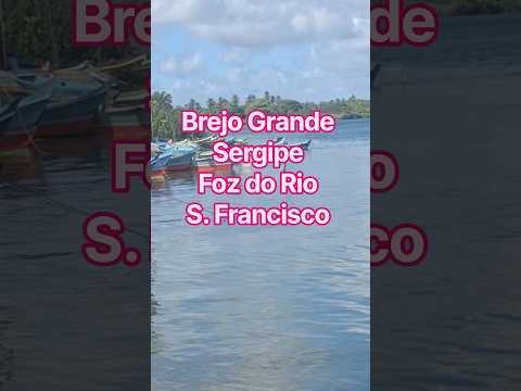 Brejo Grande - Sergipe Foz do Rio São Francisco.  Travessia de balsa.