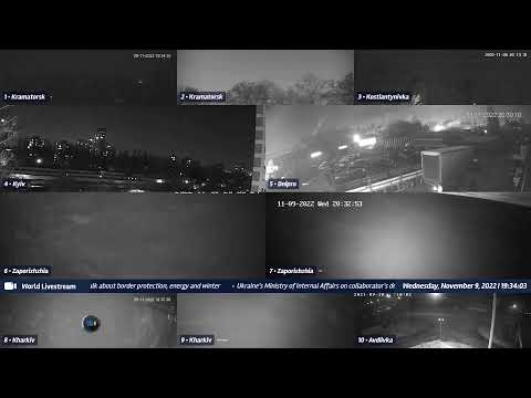 Live views from Ukraine 11/9/2022 A - Kramatorsk, Kharkiv, Kyiv, Zaporizhzhia and other cities