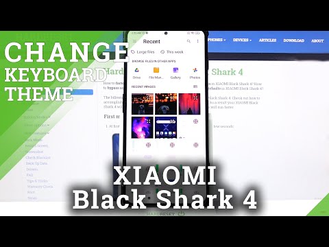 How to Personalize Keyboard Theme on XIAOMI Black Shark 4 - Customize Keyboard Theme