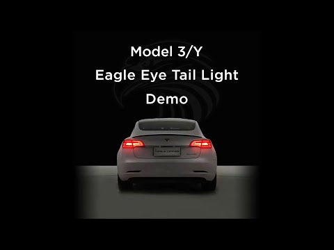 EVOffer (Tesla Offer) - Model 3/Y Eagle Eye Tail Light Demo