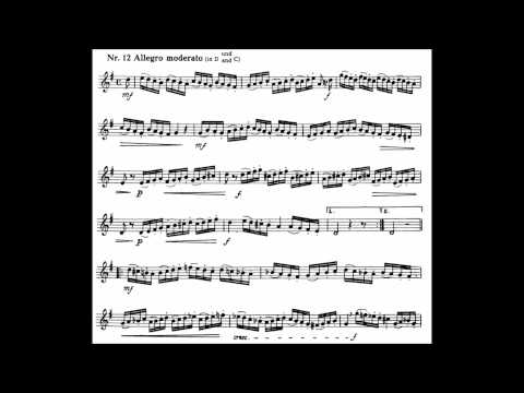 Kopprasch #12 from 60 Studies for Low Horn