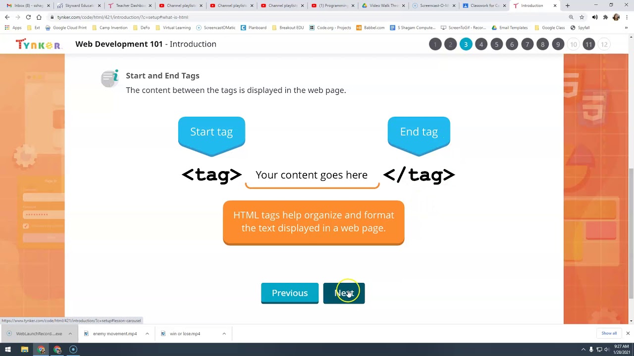 Web Development 101 Lesson 1 Part 1