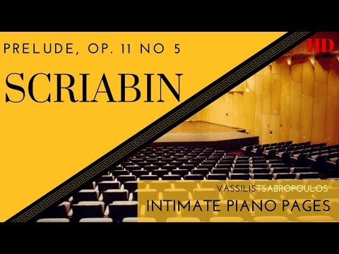 Scriabin, Prelude, Op. 11 No 5 / Vassilis Tsabropoulos