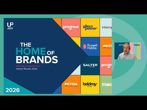 Ultimate Products plc: Brand Growth & Cash Generation (H1 FY26 results) presentation and Q&A