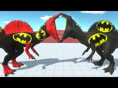 Spider Batman Spinosaurus Death Climb - ARBS
