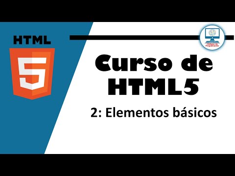 Curso de HTML5 1 Introducción a HTML