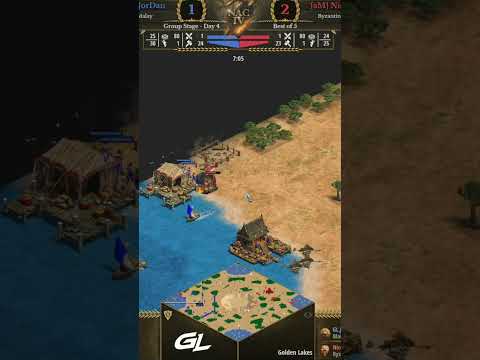 Nicov's EPIC OUTPLAY on Jordan #aoe2 #nac4 #shorts