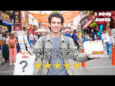 EATING LONDON'S MOST AMAZING FOODS & RATING THEM OUT 10! (BUNSIK!)