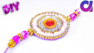 How to make rakhi at home | raksha bandhan | silk thread rakhi | tutorial | Artkala 239