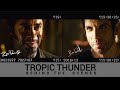 Robert Downey Jr And Ben Stiller Improvising A Scene From Tropic Thunder