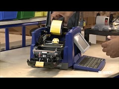Промышленный принтер этикеток BRADY S3100 видео