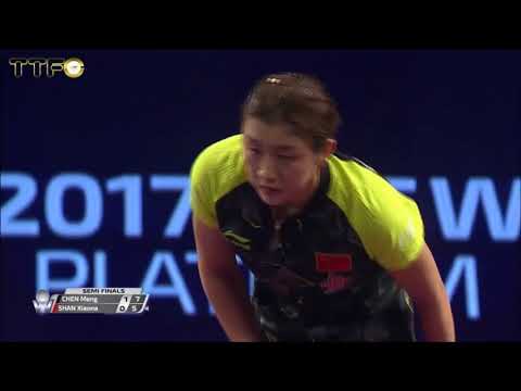 SHAN Xiaona vs CHEN Meng / Qatar Open / Women's Singles / Semi Finals