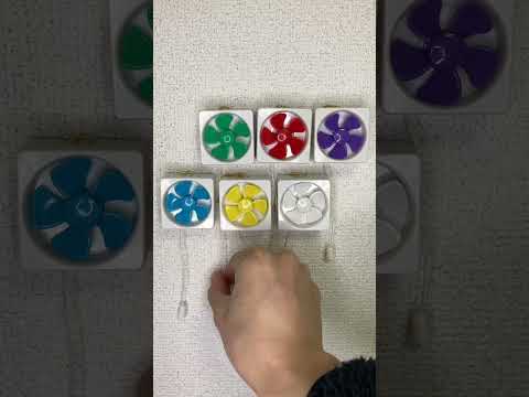 【 Fan 】Colorful miniature ventilation fans#shorts