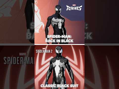 Marvel Rivals vs Marvel's Spider-Man Skins