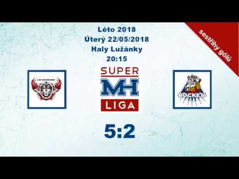 MH Superliga (Léto 2018) - Los Bomberos vs. Rockets 5:2 - sestřih gólů