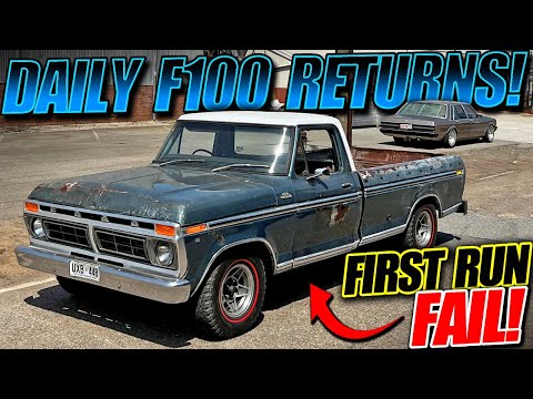 Iron Empire EP 108 - F100 First Fire Up CARNAGE! Patina F-Truck Build!