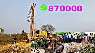 $870000 máquina de excavación de pozos de agua paso a paso