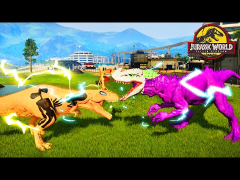 Jurassic World Evolution 🌍 SUPER HERO!! NEW Joker I-Rex,Siren Head,Darth Vader T-Rex Fight!!!