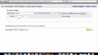Craigslist New Mexico Used Cars for Sale by Owner - How to Find All Locations in NM