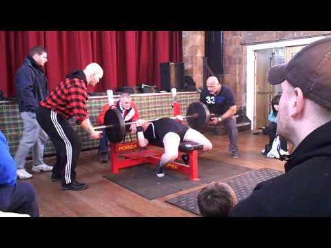 Luke Corcoran 100kg benchpress GPC push and pull