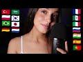 ASMR Whispering In Different Languages Ear To Ear Whispers