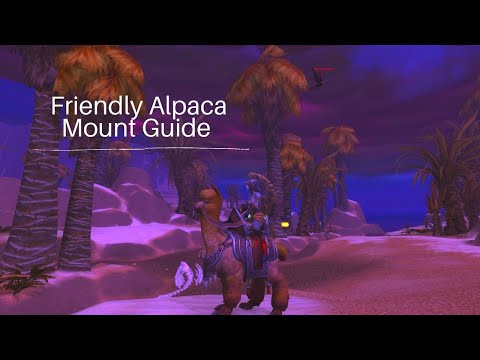 Friendly Alpaca Mount - World of Warcraft