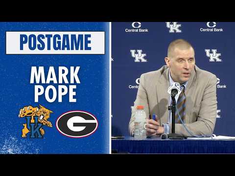 Mark Pope recaps Kentucky's 86-78 Loss to Georgia