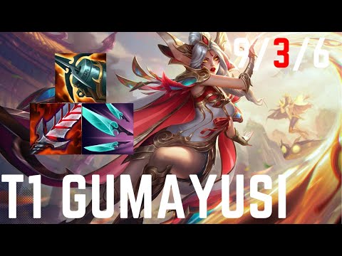 T1 Gumayusi Xayah vs Senna [ADC] Patch 14.2 Korea Grandmaster