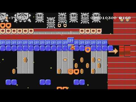 いしのなかにいる/A man is in the block by Nira/ニラ - Super Mario Maker 2 - No Commentary 1bu