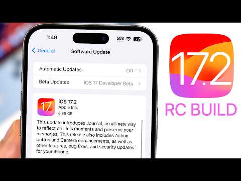 iOS 17.2 RC Released - What's New?