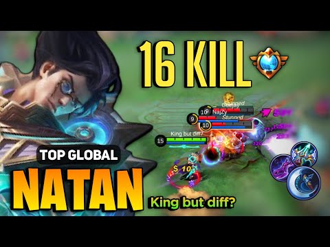 Supreme Natan Aggressive Gameplay [ Top Global Natan Best Build ] King but diff? - Mobile Legends