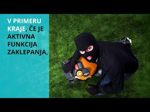 WORX LANDROID S - FUNKCIJA ZAKLEPANJA - slovenščina - www.worxlandroid.com