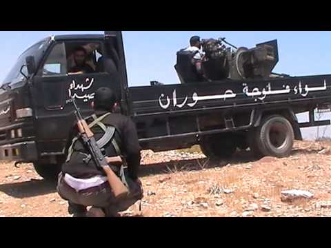 استهداف مقرات النظام في المخافر الحدودي 36 و 37 في ريف درعا من قبل كتيبة شهداء صيدا